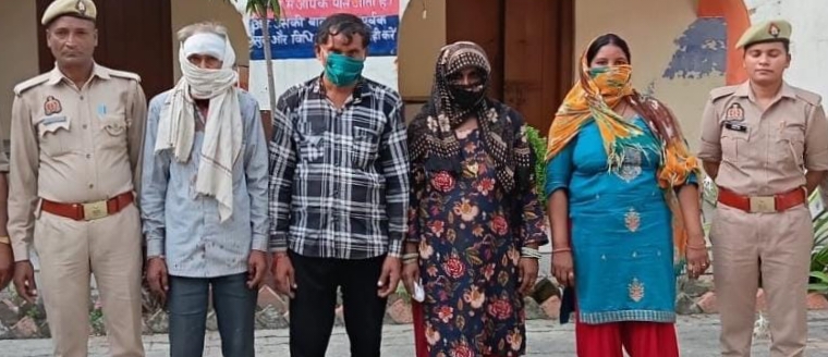 फतेहपुर पुलिस ने शांति भंग की आशंका में 4 को किया गिरफ्तार