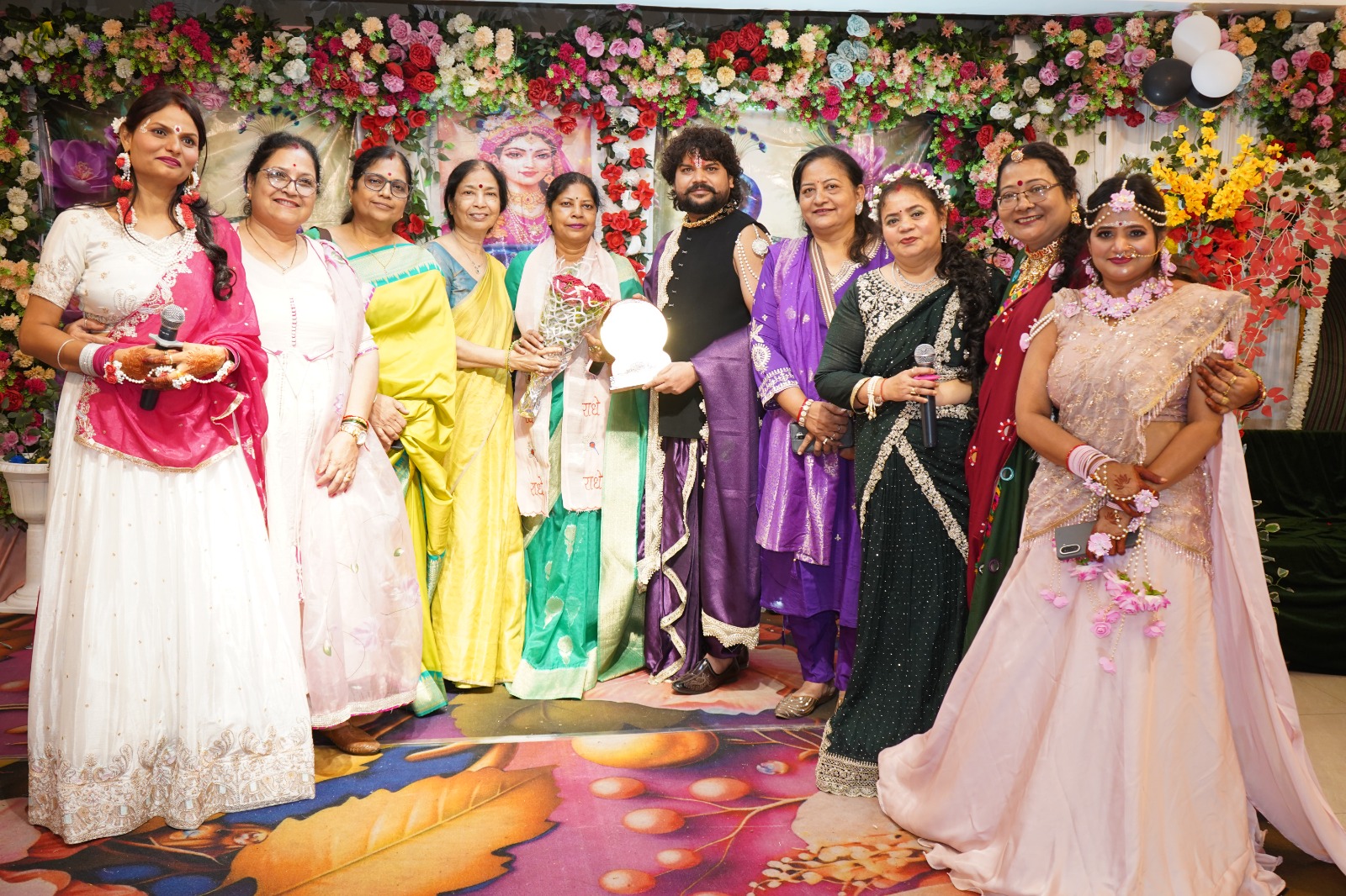 राधा अष्टमी पर सजा भक्ति का मंच, श्रेष्ठ राधा कॉन्टेस्ट में प्रतिभागियों ने मोहा मन