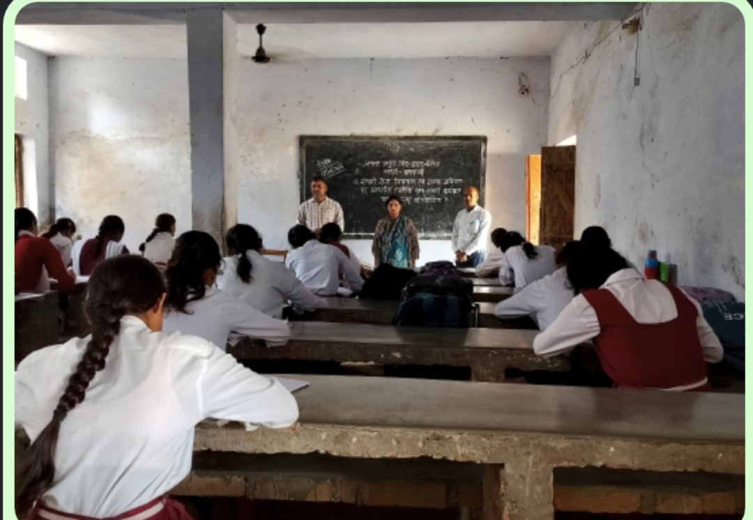 संचारी रोग नियंत्रण अभियान के अन्तर्गत निबंध लेखन प्रतियोगिता का किया गया आयोजन