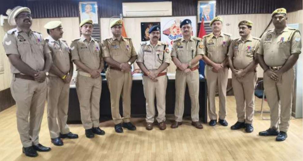जीआरपी के सात पुलिसकर्मियों को मिला गृह मंत्रालय का उत्कृष्ट सेवा पदक