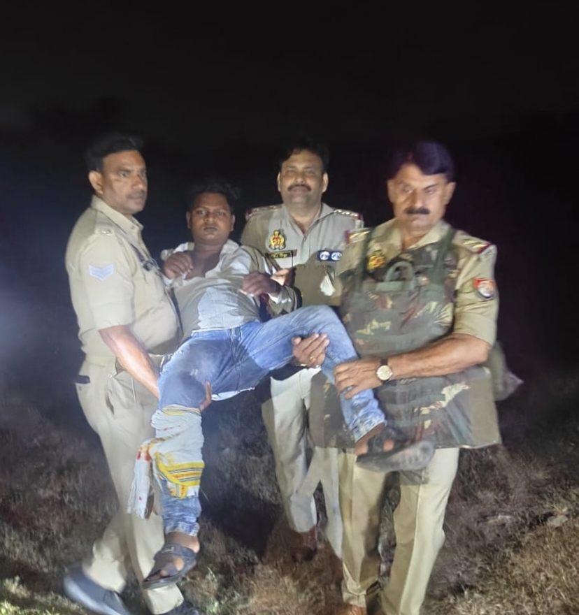 मंगलसूत्र छिनैती का आरोपी पुलिस मुठभेड़ में घायल, गिरफ्तार