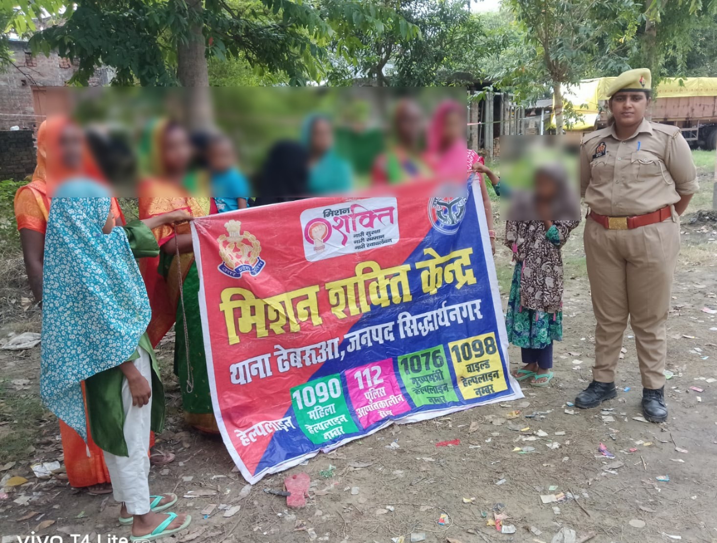 मिशन शक्ति अभियान के तहत ढेबरुआ में महिलाओं को किया गया जागरूक