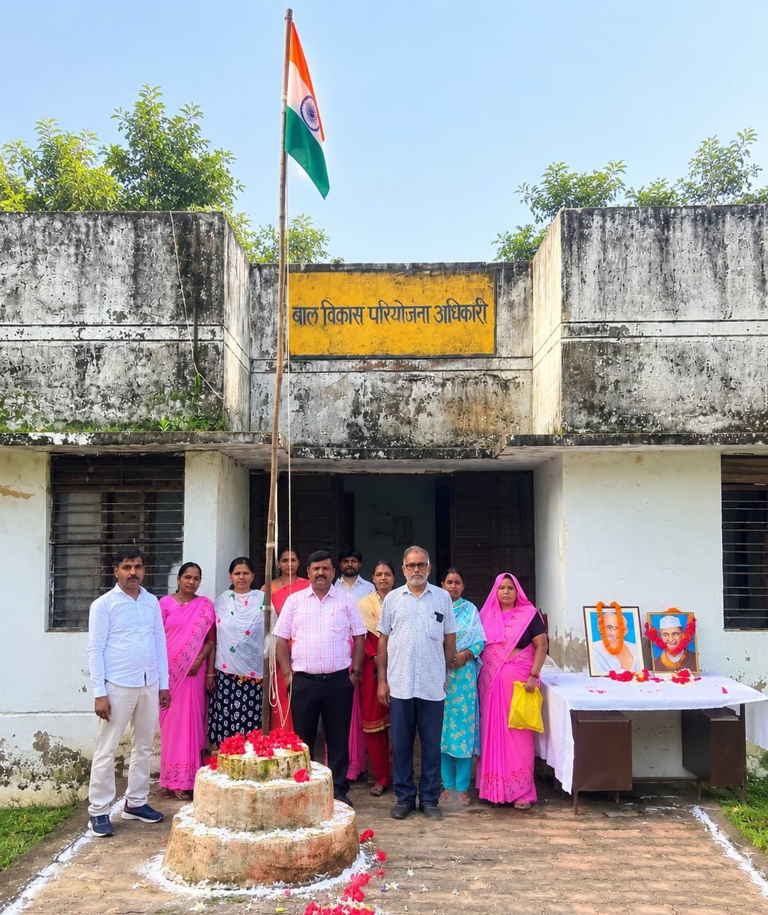 असोथर में गांधी-शास्त्री जयंती पर गूंजा स्वच्छता, सत्य और अहिंसा का संदेश
