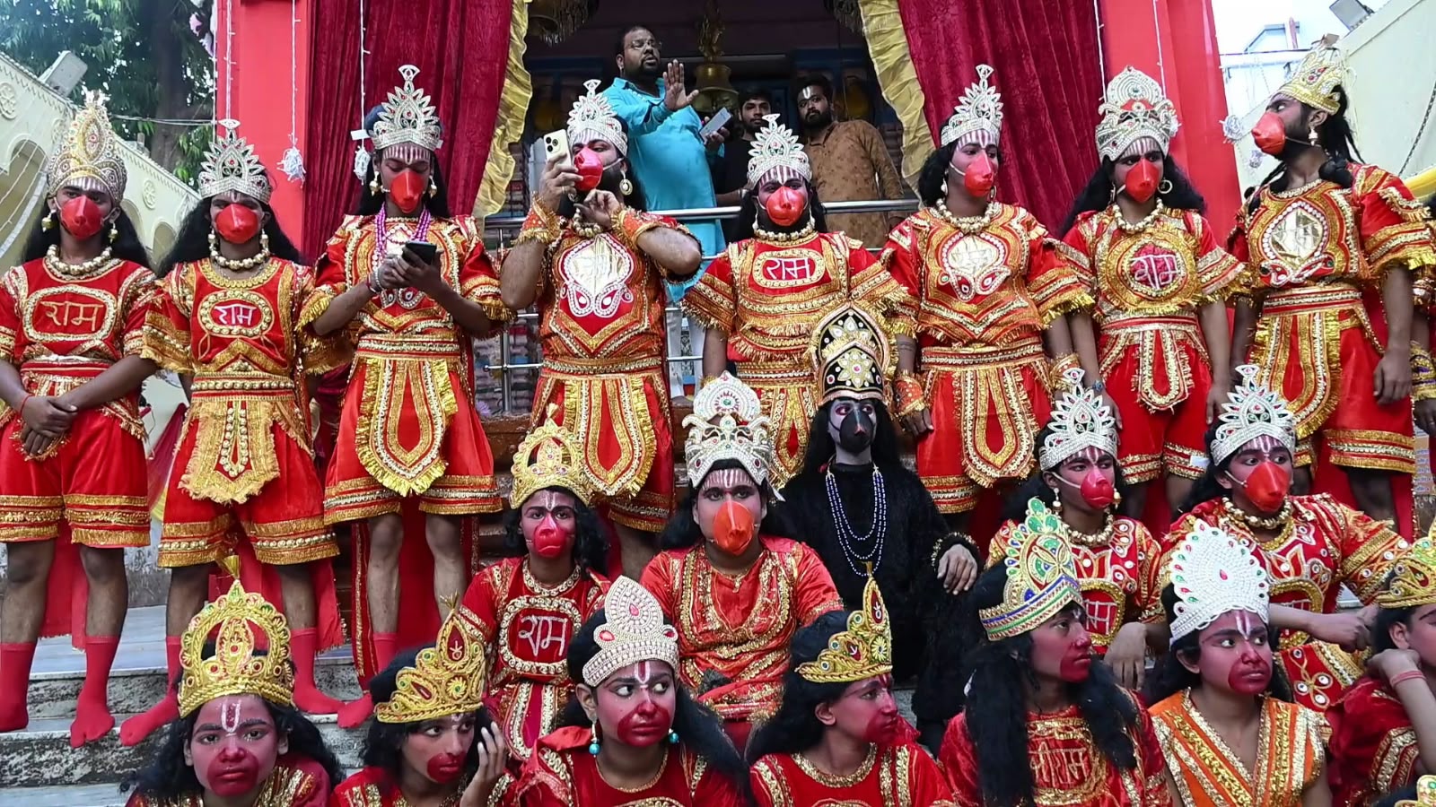 बरियाघाट श्री रामलीला कमेटी ने निकाली भव्य हनुमान दल की शोभायात्रा