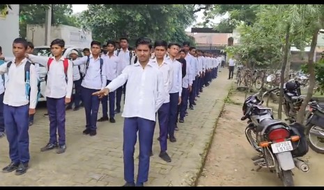 पंडित जवाहर लाल नेहरू इंटर कॉलेज का अनुशासन सराहनीय