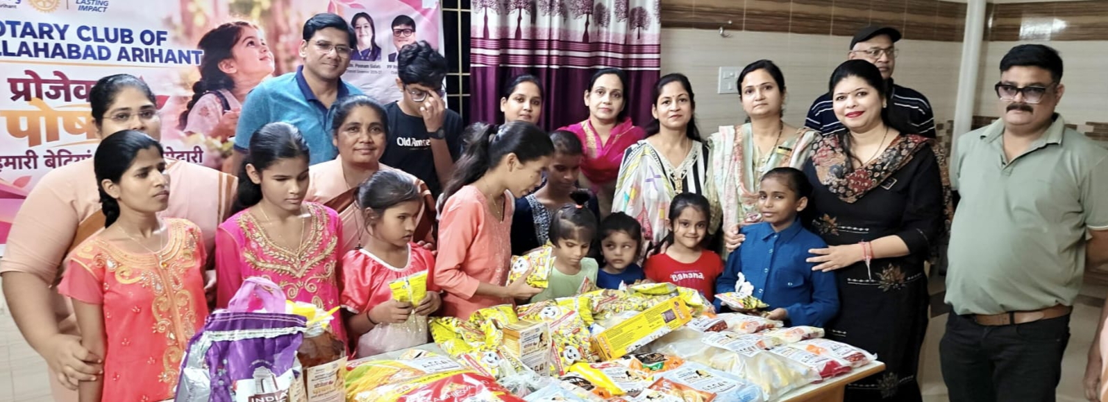रोटरी अरिहंत ने दिव्य ज्योति निकेतन में चलाया ‘प्रोजेक्ट पोषण’ अभियान