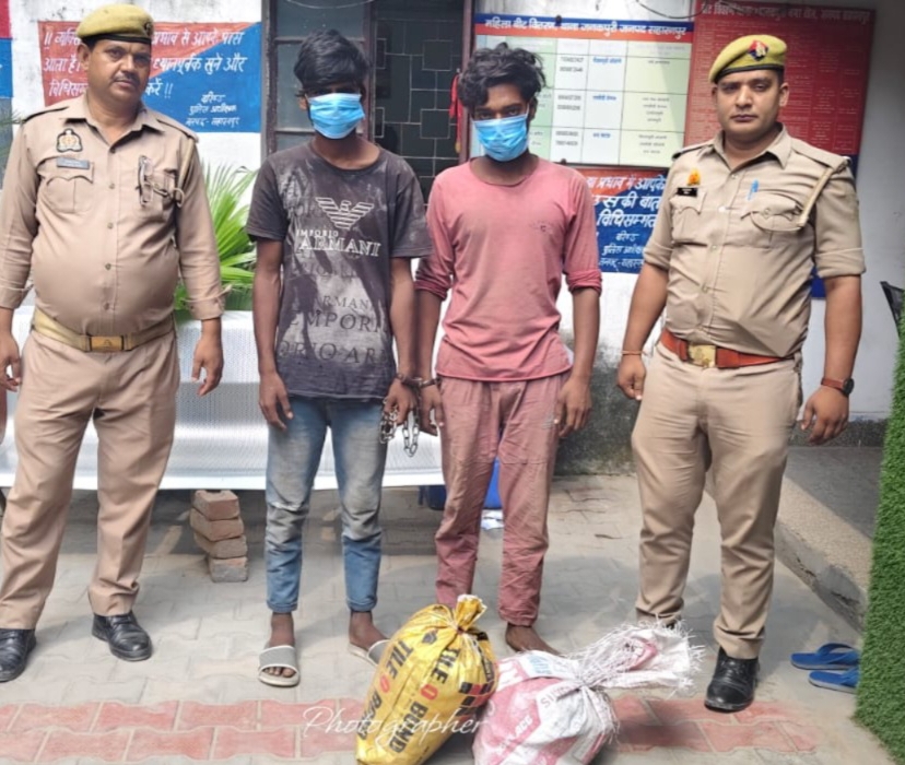 थाना जनकपुरी पुलिस ने चोरी का खुलासा किया, 2 शातिर चोर गिरफ्तार, सामान बरामद