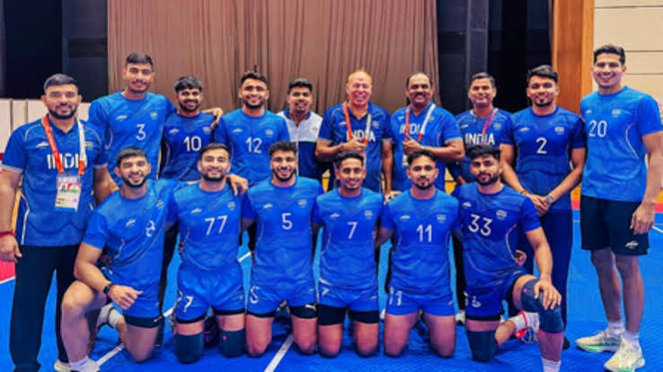 Asian Games में भारतीय पुरुष Kabaddi टीम का दबदबा, दक्षिण कोरिया को 63-31 से हराया