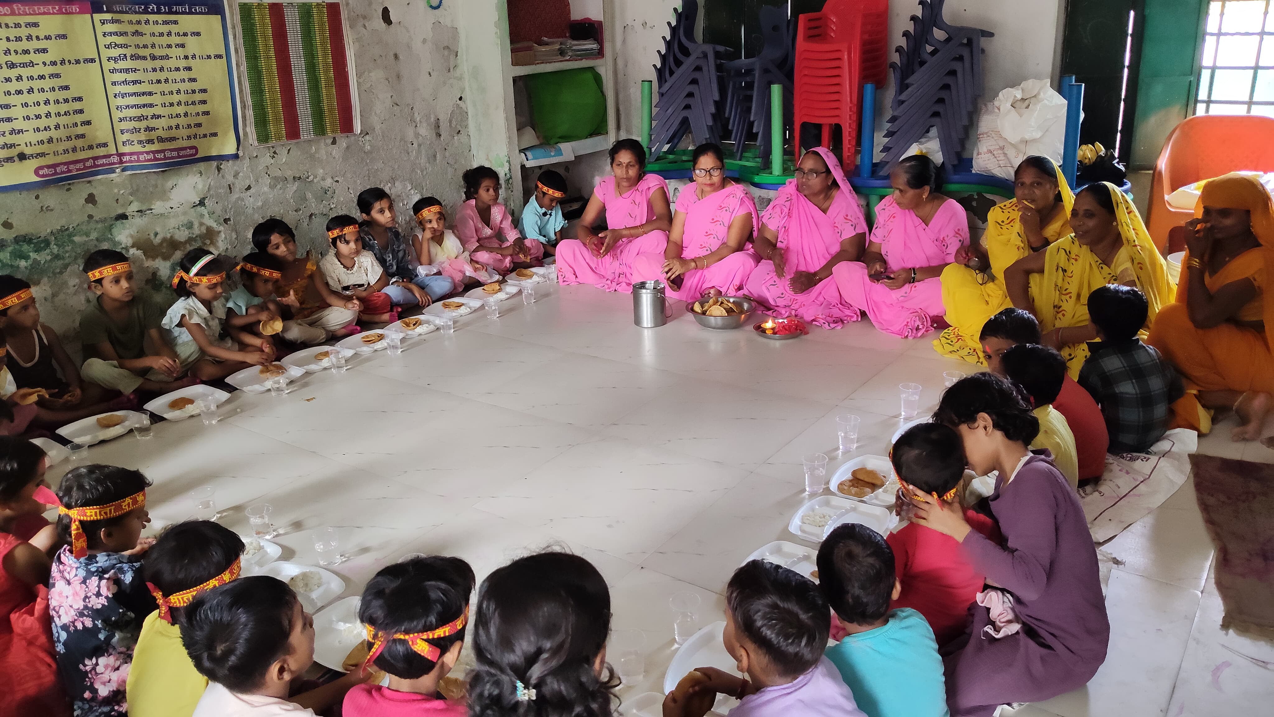 मिशन शक्ति अभियान-2026 के अंतर्गत आंगनबाड़ी केंद्रों पर आयोजित किया गया कन्या पूजन कार्यक्रम