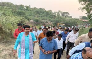 पीली नदी के जीर्णोद्धार कार्य का भूमिपूजन, बदलापुर में पुनर्जीवन अभियान का शुभारंभ