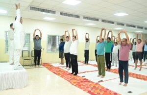 इफको घियानगर फूलपुर में मनाया गया अंतरराष्ट्रीय योग दिवस