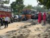 बढ़नी में नाला निर्माण से भीषण जाम, पूर्व चेयरमैन ने दी आमरण अनशन की चेतावनी