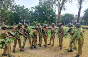 ड्रिल में डेल्टा कंपनी का जलवा, नशा मुक्ति व आपदा प्रबंधन पर मिला प्रशिक्षण