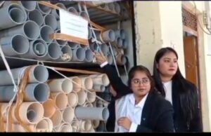 नकली पाइप फैक्ट्री का भांडाफोड़ छापेमारी में चार ट्रक माल बरामद