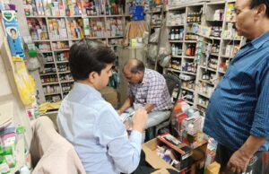मेडिकल स्टोर पर एसडीएम ने मारा छापा, संदिग्ध दवाईयां कि जब्त