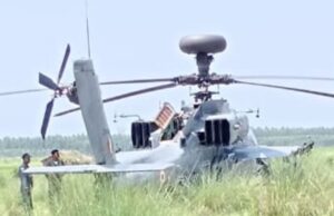 भारतीय सेना के हेलिकॉप्टर की इमरजेंसी लैंडिंग से मचा हड़कंप