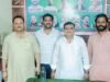 नागल के जिला कार्यालय पहुंचे भाकियू (तोमर) के राष्ट्रीय अध्यक्ष चौधरी संजीव तोमर