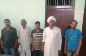 जसवंतनगर पुलिस ने विभिन्न धाराओं मे पांच अभियुक्त किये गिरफ्तार