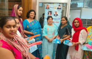 रोटरी क्लब इलाहाबाद मिडटाउन द्वारा माँ और शिशु देखभाल किट का हुआ वितरण