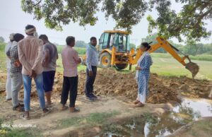 सरकारी भूमि से हटाया गया अवैध कब्जा महलई और धनुआ में प्रशासन की बड़ी कार्रवाई