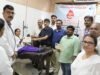 विश्व रक्तदाता दिवस पर रक्तदान अभियान रैली में लोगों को किया जागरूक