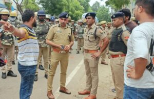 पुलिस महानिरीक्षक, प्रयागराज परिक्षेत्र ने किया घटनास्थल का निरीक्षण