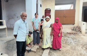 पारिवारिक विवाद गली निर्माण में बना बाधा