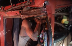 डीसीएम व ट्रक की आपस में टक्कर से डीसीएम चालक की मौत