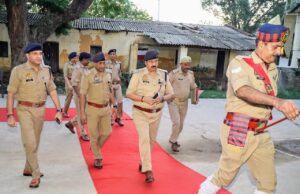 रिजर्व पुलिस लाइन मे एसएसपी ने आरक्षी सीधी भर्ती मे चयनित अभ्यर्थियों को दिये दिशा निर्देश