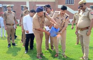 केंद्रीय कारागार का डीएम व एसएसपी ने निरीक्षण कर किया वृक्षारोपण