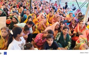 भागवत कथा में छठवें दिन श्रीकृष्ण रुक्मिणी विवाह का हुआ वर्णन