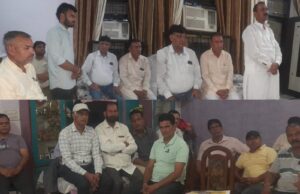 राष्ट्रीय त्यागी भूमिहार ब्राह्मण समाज समिति की बैठक ब्रजेश नगर में संपन्न