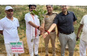 अटल पार्क बहरा में योग दिवस पर भव्य आयोजन, 51,000 पेड़ लगाने की घोषणा