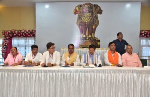 भाजयुमो ने मॉक पार्लियामेंट का किया आयोजन