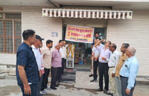 सनशाइन क्लब झाँसी में वाटर कूलर का किया लोकार्पण