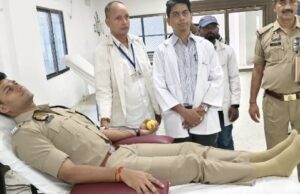 कारगिल विजय दिवस पर लगा स्वैच्छिक रक्तदान शिविर
