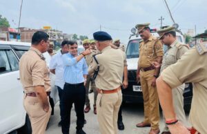जिलाधिकारी, अपर पुलिस आयुक्त ने कावड़ यात्रा मार्ग का किया निरीक्षण