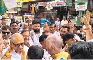 कांग्रेस प्रदेश अध्यक्ष का कार्यकर्ताओं ने किया स्वागत