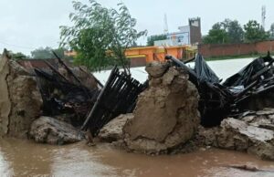 दिघीया पुलिस क्षेत्र में मकान गिरने से लड़की की मौत