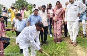 लोनी नदी पुनर्जीवन योजना का भूमि पूजन सम्पन्न ग्रामीणों में उमंग