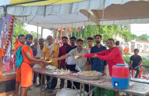 कांवरियों की सेवा करना हैं पुनीत कार्यःरमेश त्रिपाठी