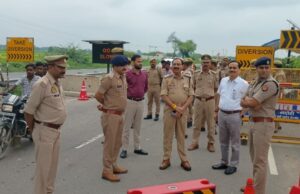 मंडलायुक्त,आईजी ने किया कांवड़ यात्रा मार्ग का निरीक्षण