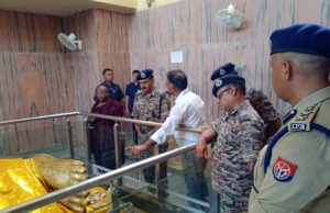 केंद्रीय रिजर्व पुलिस फोर्स के महानिदेशक बुद्ध स्थली कुशीनगर का किया भ्रमण