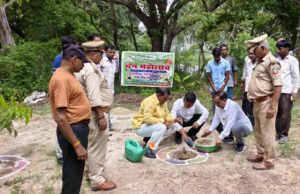 एक पेड़ मां के नाम अभियान के तहतरोपित हुए 900 पौधे