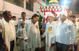 मोहर्रम की 9वीं तारीख पर दरियाबाद से निकली दो रजिस्टर मेहंदियां