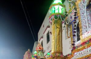 नगर में निकला ताजियों का जुलूस, ‘या हुसैन’ के नारों से गूंजा नगर