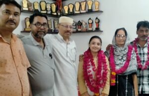 कर्मचारी नेता रिज़वान अहमद ने किया महक का स्वागत