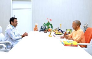 मुख्यमंत्री से मिले गन्ना समिति चेयरमैन किसानों की समस्याओं से कराया अवगत