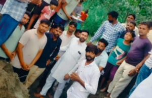 विधिवत पूजन करा शिव मंदिर के लिए जमीन दान दी