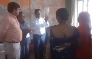 गौरा सीएचसी पहुंचे सीएमओ, ने किया निरीक्षण